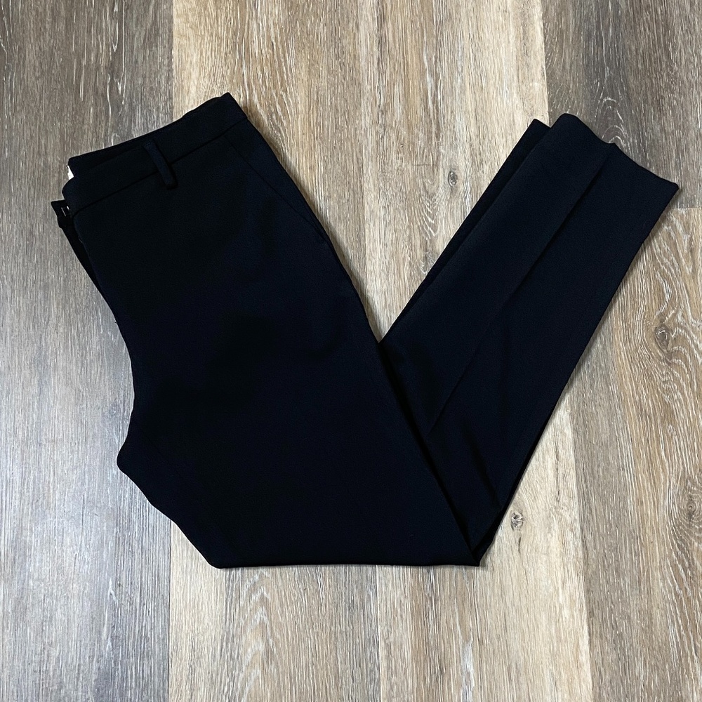 TRUE ROYAL Black Wool Blend Slack Trouser Work Career Slacks Pants